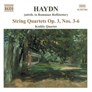 Franz Joseph Haydn feat. Roman Hoffstetter & Kodaly Quartet String Quartet in G Major, Op. 3, No. 3, Hob.III:15 (attrib. to Hoffstetter): III. Menuetto