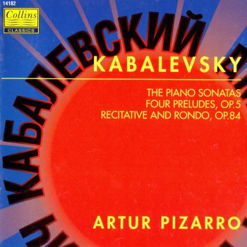 Dmitry Kabalevsky feat. Artur Pizarro Piano Sonata No.2 in E Flat Major, Op.45: I. Allegro moderato