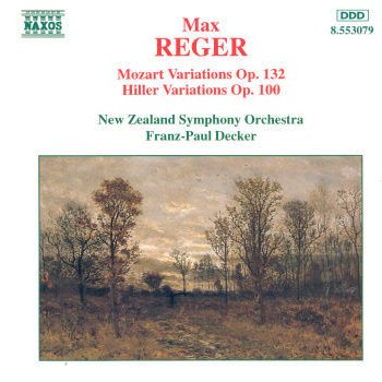 Max Reger, New Zealand Symphony Orchestra & Franz-Paul Decker Variations and Fugue on a Theme of Mozart, Op. 132 (version for orchestra): Theme: Andante grazioso