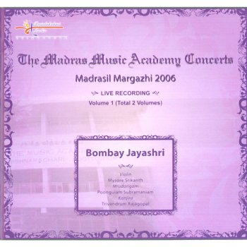 Bombay Jayashree Mayamma – Ahiri – Adi