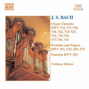 Johann Sebastian Bach feat. Wolfgang Rübsam Fantasia con imitatione in B Minor, BWV 563