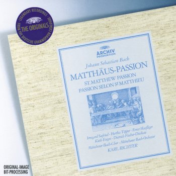 Dietrich Fischer-Dieskau feat. Munich Bach-Orchestra & Karl Richter St. Matthew Passion, BWV 244: No.22 Recitative (Bass): "Der Heiland fällt vor seinem Vater nieder"