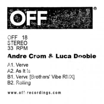 Andre Crom feat. Luca Doobie As It Is