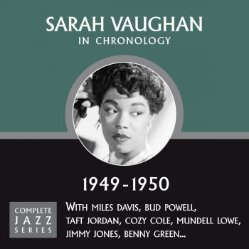 Sarah Vaughan Ain't Misbehavin' (05-18-50)