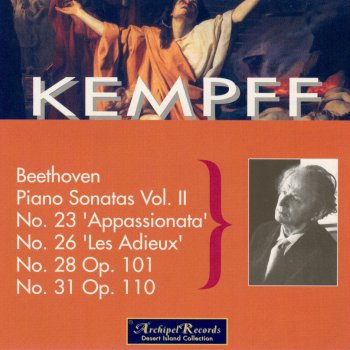 Wilhelm Kempff Piano Sonata No.26 In E Flat Major Op.81 A : II. Abwesenheit Andante Espressivo