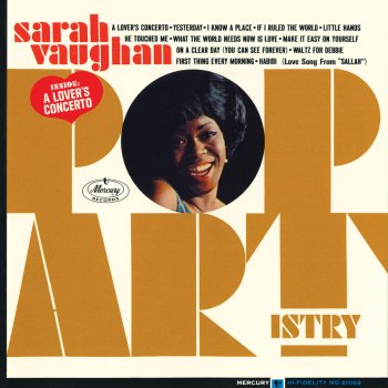 Sarah Vaughan Yesterday