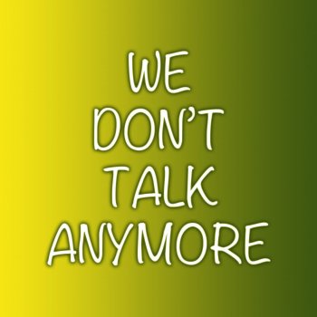 Zane Jason Johns We Don't Talk Anymore (Radio Edit)