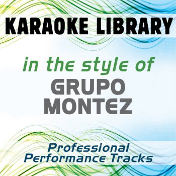 Karaoke Library Hoy Empieza Mi Tristeza (Karaoke Version) [In the Style of Grupo Montez]
