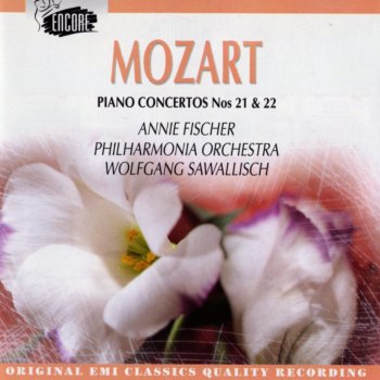 Wolfgang Amadeus Mozart Piano Concerto no. 22 in E-flat, K. 482: II, Andante