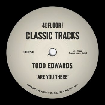 Todd Edwards Are You There - Instrumental Version
