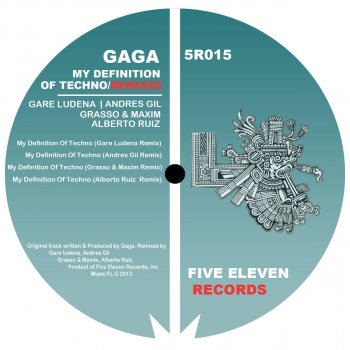 Gagà My Definition of Techno - Gare Ludena Remix