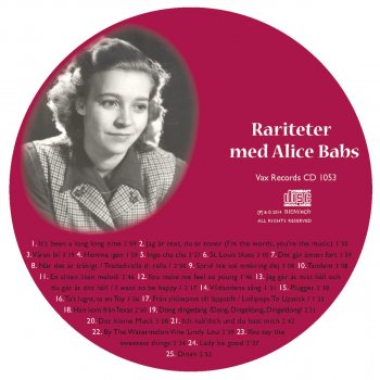 Alice Babs Ta’t lugnt, ta en Toy