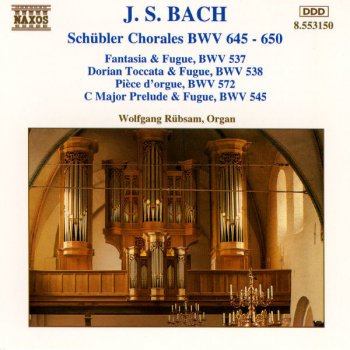 Johann Sebastian Bach feat. Wolfgang Rübsam 6 Chorale Preludes "Schübler-Chorales": Wachet auf, ruft uns die Stimme, BWV 645