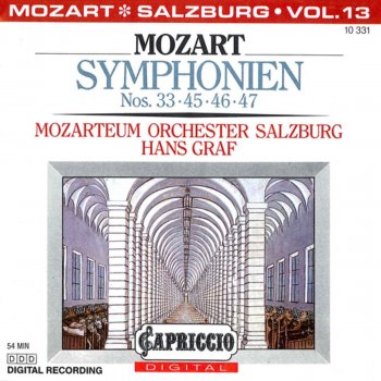 Wolfgang Amadeus Mozart feat. Mozarteum Orchestra Salzburg & Hans Graf Symphony No. 47 in D Major, K. 97: IV. Presto