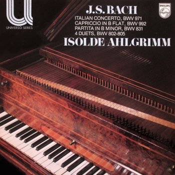 Isolde Ahlgrimm Capriccio In B Flat Major, BWV 992 "On the Departure Of A Dear Brother": 3. Adagisissimo