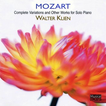 Wolfgang Amadeus Mozart feat. Walter Klien 6 Variations On An Allegretto K. 54 (Anhang 138)