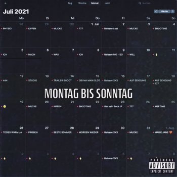 M.O.030 Montag bis Sonntag