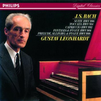 Gustav Leonhardt Capriccio in B Flat Major, BWV 992 "On the departure of a dear brother": III. Adagisissimo