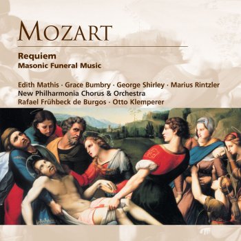Wolfgang Amadeus Mozart, Edith Mathis/Grace Bumbry/George Shirley/Marius Rintzler/New Philharmonia Chorus/Wilhelm Pitz/New Philharmonia Orchestra/Leslie Pearson/Rafael Frühbeck de Burgos & Rafael Frühbeck de Burgos Requiem in D minor (Mass No. 19) K626, III. Sequenz: 6. Lacrimosa