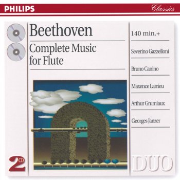 Ludwig van Beethoven, Severino Gazzelloni & Bruno Canino Sonate for Piano and Flute in B flat: 2. Polonaise