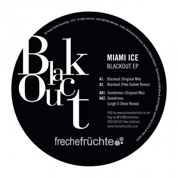 Исполнитель Miami Ice, альбом Blackout ep