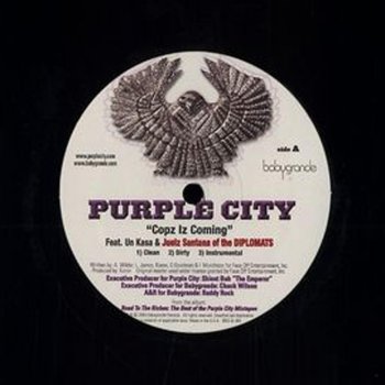 Исполнитель Purple City, альбом Copz Iz Coming (12")