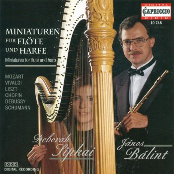 Janos Balint feat. Deborah Sipkai Keyboard Concerto In F Minor, BWV 1056: II. Largo (arr. Flute and Harp)