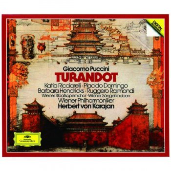 Heinz Zednik feat. Francisco Araiza, Plácido Domingo, Gottfried Hornik, Ruggero Raimondi, Wiener Philharmoniker, Herbert von Karajan & Wiener Staatsopernchor Turandot: Silenzio, olà! (Coro, Ping, Pang, Pong, Calaf, Timur)