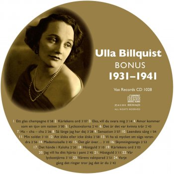 Ulla Billquist Sensation - Bonus