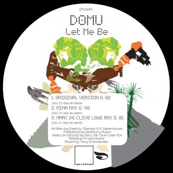 Исполнитель Domu, альбом Let Me Be