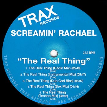 Screamin' Rachael The Real Thing (Dub Carl Bias)