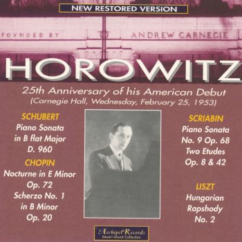 Vladimir Horowitz Waltz No.3 In a Minor Op.34 No.2