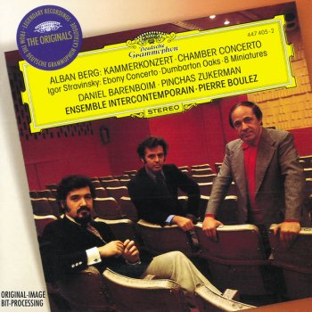 Alban Berg, Daniel Barenboim, Pinchas Zukerman, Ensemble Intercontemporain & Pierre Boulez Chamber Concerto For Piano And Violin With 13 Wind Instruments: 1. Thema scherzoso con variazioni