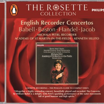 Michala Petri feat. Academy of St. Martin in the Fields & Kenneth Sillito Recorder Concerto No. 2 in D: III. Presto