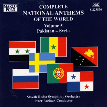 Slovak Radio Symphony Orchestra feat. Peter Breiner Sweden (National) [Sang Till Norden (Song of the North), "You ancient, free…"] (short)