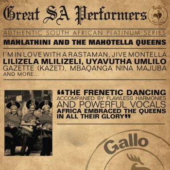 Исполнитель Mahotella Queens feat. Mahlathini, альбом Great South African Performers