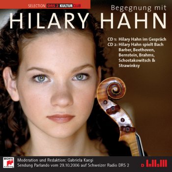 Hilary Hahn "Nochmals alles überdenken..."