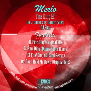 Merlo Don't Hold Me Down - Original Mix