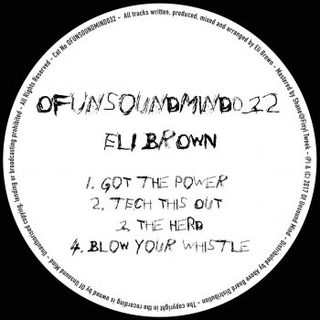 Eli Brown Blow Your Whistles