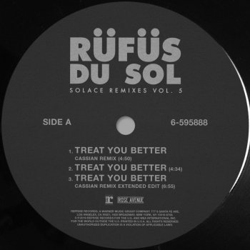 RÜFÜS DU SOL Treat You Better (Cassian Remix)