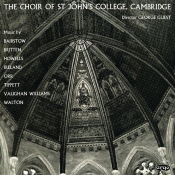 William Walton feat. Choir of St. John's College, Cambridge & George Guest A Litany - "Drop, Drop, Slow Tears"