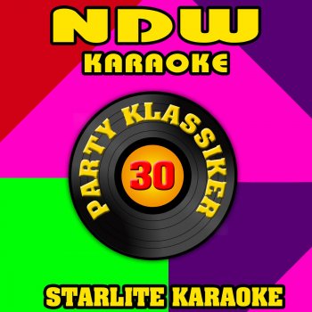 Starlite Karaoke Da da da ich lieb' dich nicht,du liebst mich nicht (Karaoke Version)