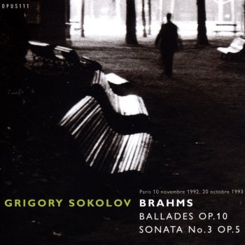 Grigory Sokolov Vier Balladen op.10 - 3. Intermezzo: Allegro