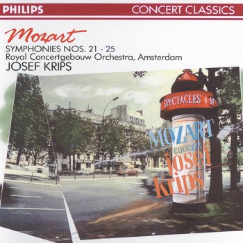 Исполнитель Royal Concertgebouw Orchestra feat. Josef Krips, альбом Mozart: Symphonies Nos. 21, 22, 23, 24 & 25