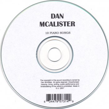 Исполнитель Dan McAlister, альбом 10 Piano Songs