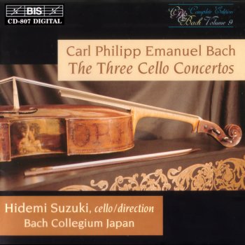 Carl Philipp Emanuel Bach Cello Concerto in A minor, Wq. 170 / H. 432: II. Andante