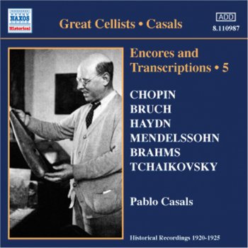 Pablo Casals Les Saisons (The Seasons), Op. 37b: No. 10. October: Autumn Song (arr. for Cello and Piano)