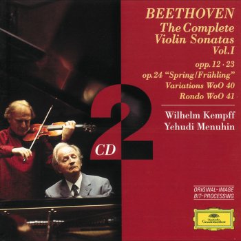 Beethoven; Yehudi Menuhin, Wilhelm Kempff Sonata for Violin and Piano No.2 in A, Op.12 No.2: 3. Allegro piacevole