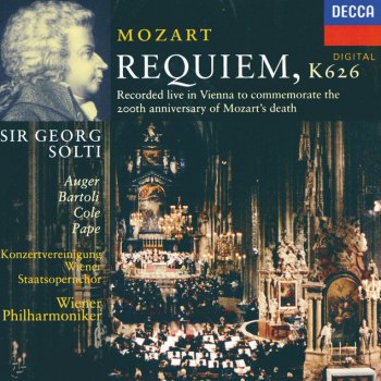 Wolfgang Amadeus Mozart, Vienna State Opera Chorus, Wiener Philharmoniker & Sir Georg Solti Requiem in D minor, K.626: Sanctus