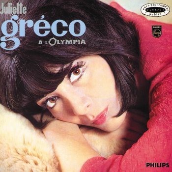 Juliette Gréco ‎ Chanson Pour L'Auvergnat - Live Olympia 55